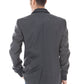 Calvin Klein Elegant Gray Wool Long Sleeve Jacket