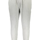 Calvin Klein Elegant Gray Tailored Trousers with Contrast Details