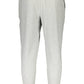 Calvin Klein Elegant Gray Tailored Trousers with Contrast Details