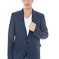 Calvin Klein Elegant Wool Blend Contrast Detail Jacket