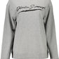 Plein Sport Chic Gray Contrast Detail Sweatshirt