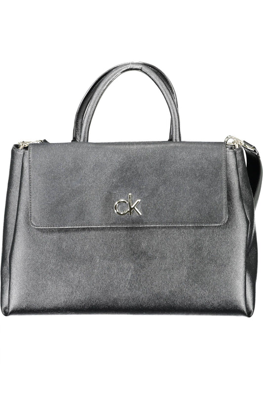 Calvin Klein Elegant Dual-Handle Designer Bag with Logo