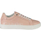 Calvin Klein Chic Pink Lace-up Sneakers with Logo Accents