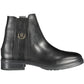 Tommy Hilfiger Chic Ankle Boot with Contrast Detailing and Side Zip