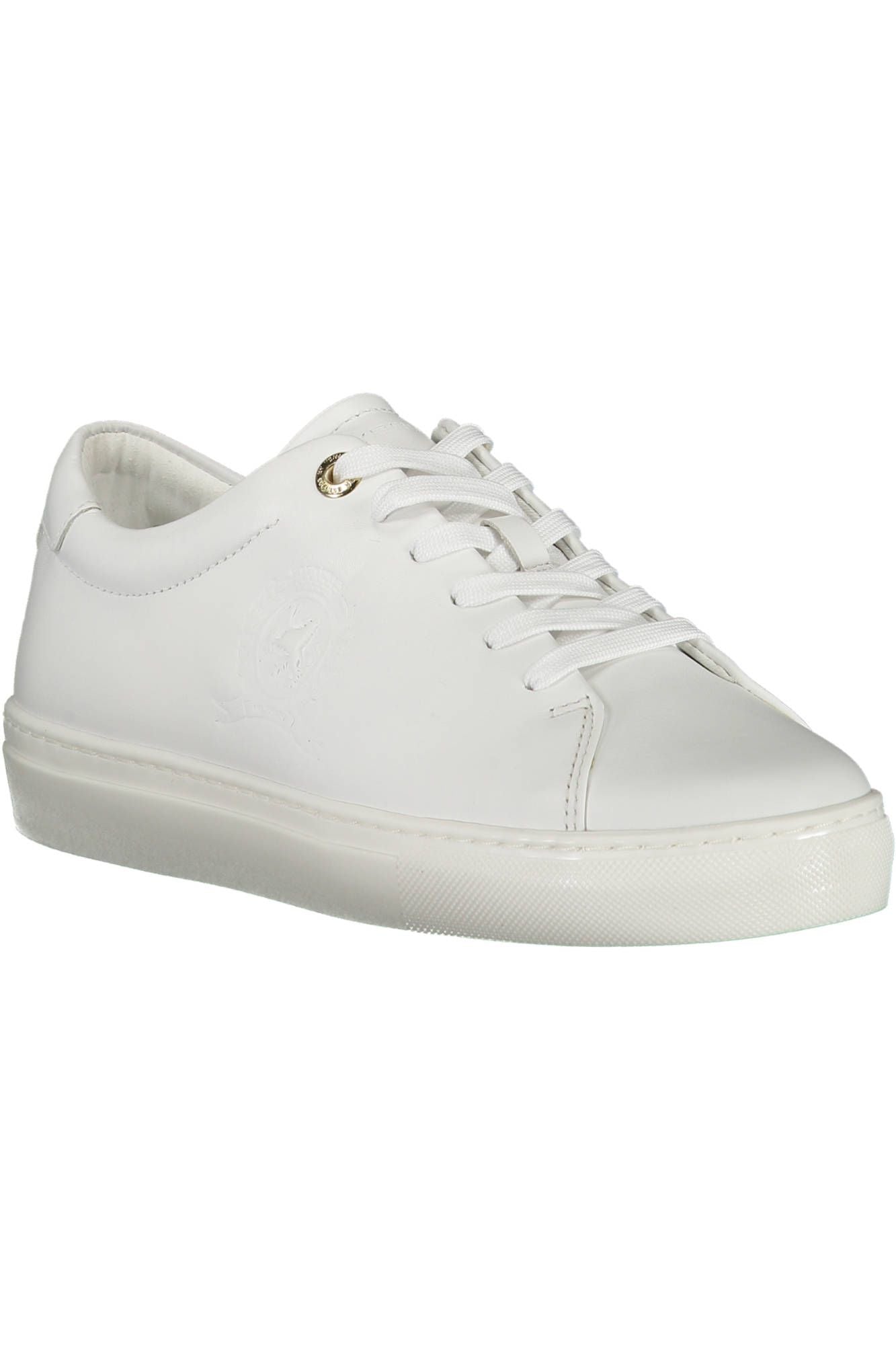 Tommy Hilfiger Sleek White Lace-Up Sneakers