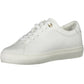 Tommy Hilfiger Sleek White Lace-Up Sneakers