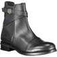 Tommy Hilfiger Chic Black Ankle Boots with Contrasting Zip Detail