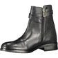 Tommy Hilfiger Chic Black Ankle Boots with Contrasting Zip Detail