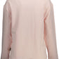 Plein Sport Chic Pink Contrast Detail Sweatshirt