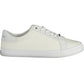 Calvin Klein Eco-Conscious White Sneakers with Logo Detail