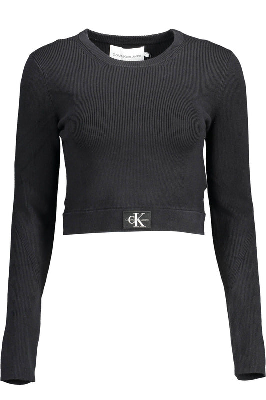 Calvin Klein Elegant Long-Sleeve Round Neck Sweater