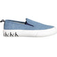 Calvin Klein Chic Laceless Sneakers with Contrasting Accents