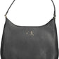 Calvin Klein Elegant Black Shoulder Bag with Zip Closure