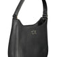 Calvin Klein Elegant Black Shoulder Bag with Zip Closure