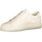 Tommy Hilfiger Beige Lace-Up Sneaker with Iconic Accents