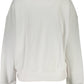 Calvin Klein Chic White Cotton Logo Sweatshirt