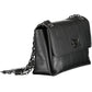 Calvin Klein Elegant Chain-Handle Black Shoulder Bag