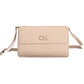 Calvin Klein Elegant Pink Shoulder Bag with Contrasting Details