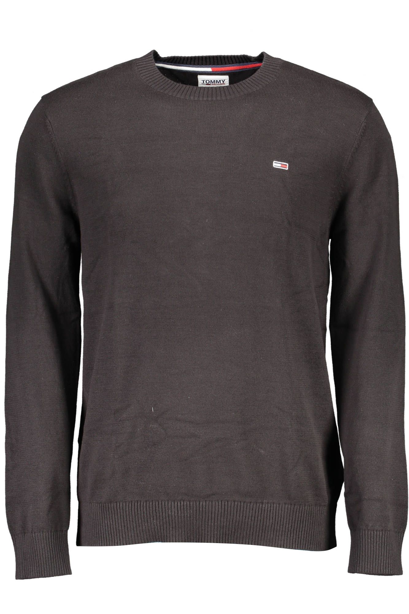 Tommy Hilfiger Elegant Organic Cotton Round Neck Sweater