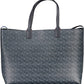 Tommy Hilfiger Chic Reversible Tote with Clutch in Contrasting Blue