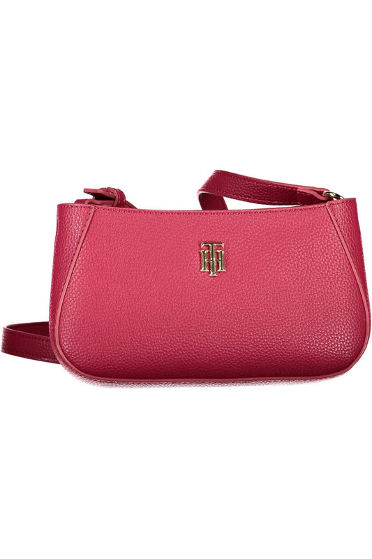 Tommy Hilfiger Chic Red Adjustable Shoulder Bag