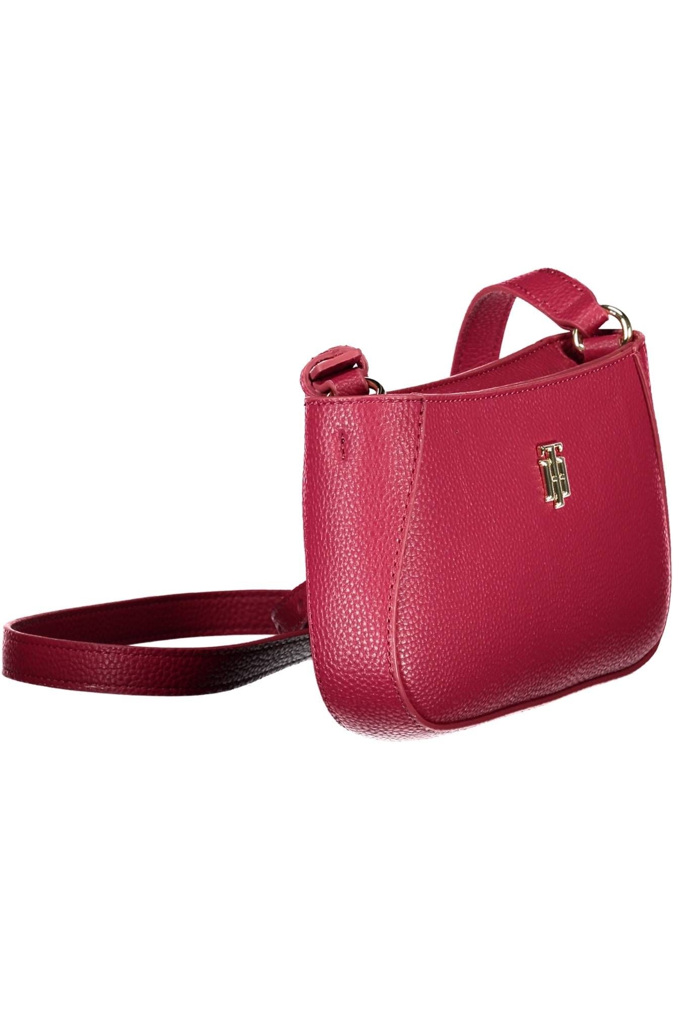 Tommy Hilfiger Chic Red Adjustable Shoulder Bag