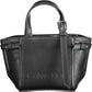 Calvin Klein Chic Black Shoulder Handbag with Zip Closure