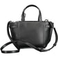 Calvin Klein Chic Black Shoulder Handbag with Zip Closure