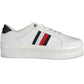 Tommy Hilfiger Sleek White Sneakers with Eco-Conscious Appeal