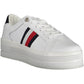 Tommy Hilfiger Sleek White Sneakers with Eco-Conscious Appeal