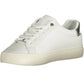 Calvin Klein Elegant White Contrast Lace-Up Sneakers