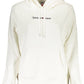 Tommy Hilfiger Chic White Hooded Sweatshirt with Central Pocket