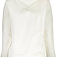 Tommy Hilfiger Chic White Hooded Sweatshirt with Central Pocket