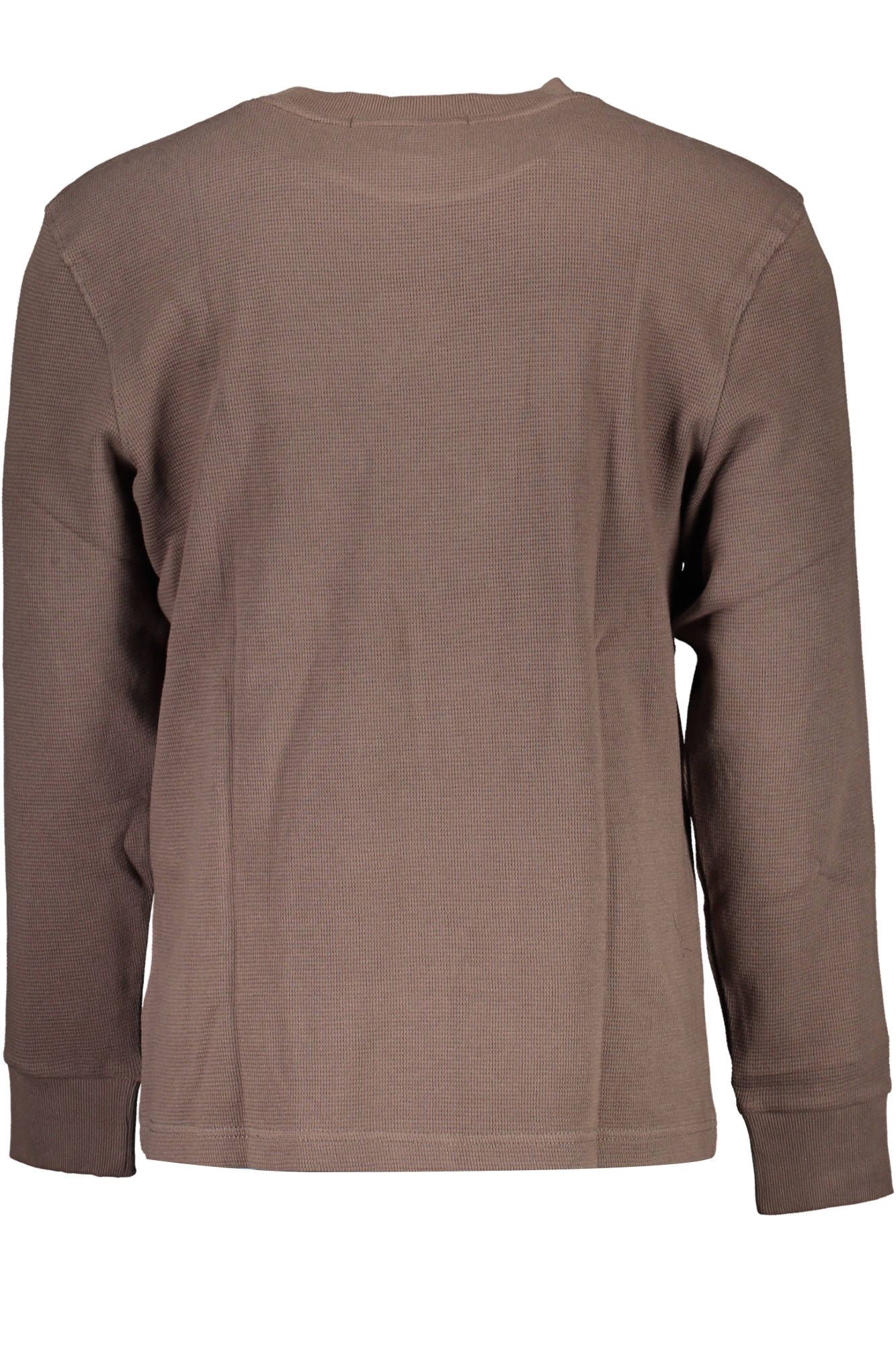 Calvin Klein Eco-Conscious Crew-Neck Sweater in Brown