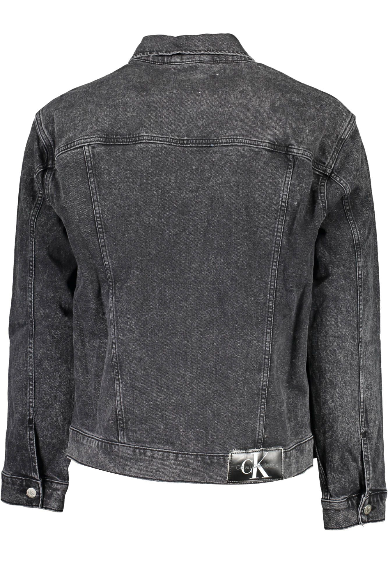 Calvin Klein Black Cotton Men's Denim Jacket