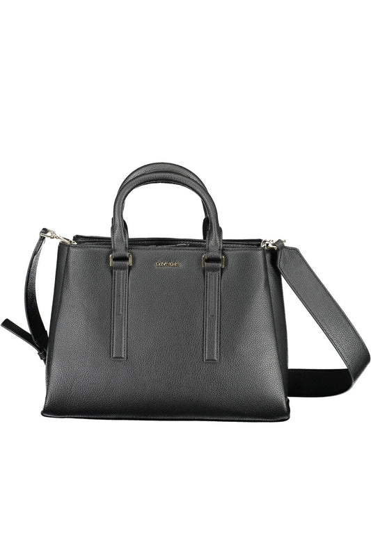 Calvin Klein Elegant Black Shoulder Handbag for Everyday Elegance