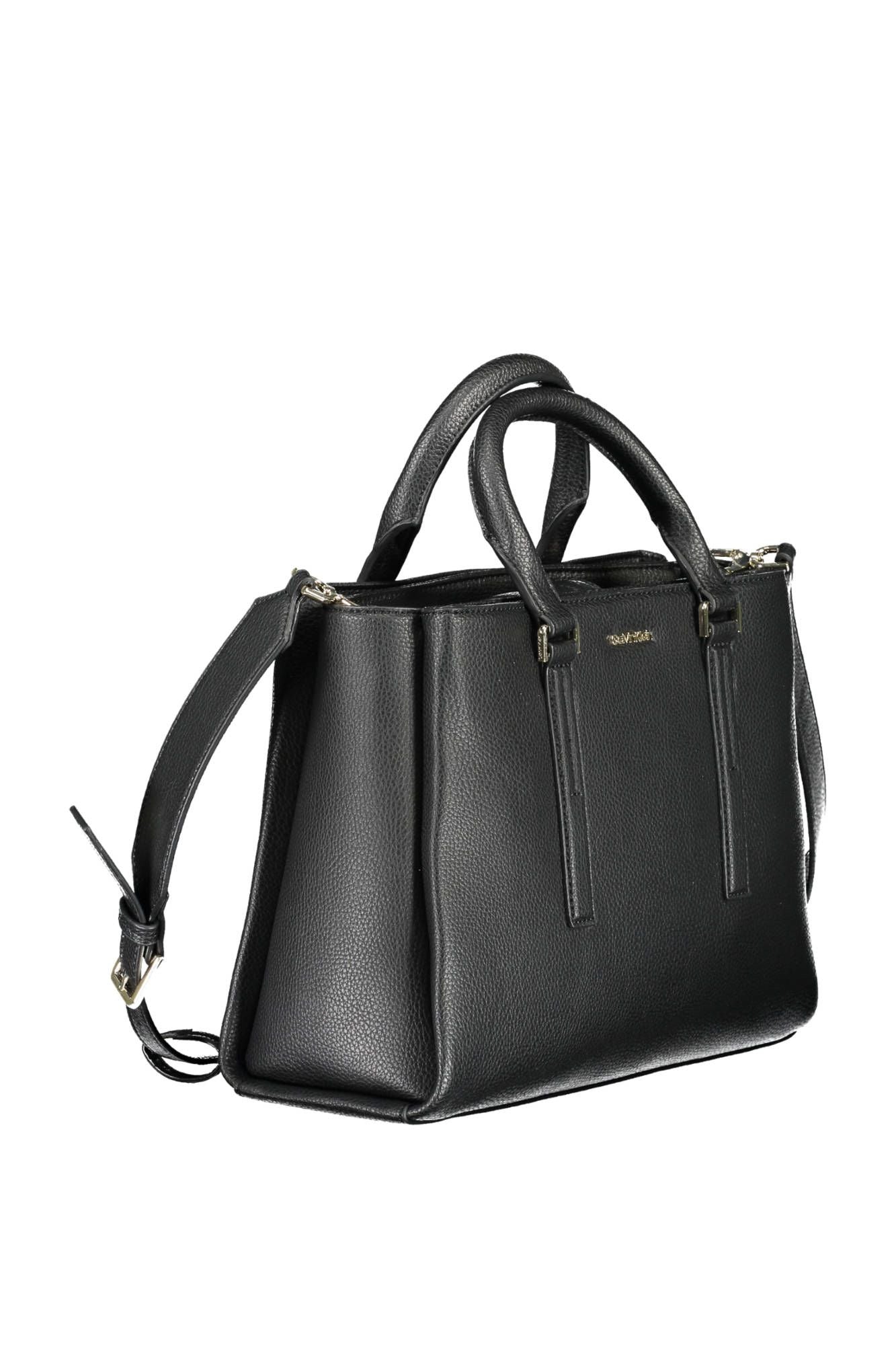 Calvin Klein Elegant Black Shoulder Handbag for Everyday Elegance