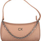 Calvin Klein Chic Pink Chain Handle Bag with Contrasting Details