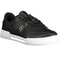 Tommy Hilfiger Chic Black Lace-Up Sneakers with Contrasting Accents