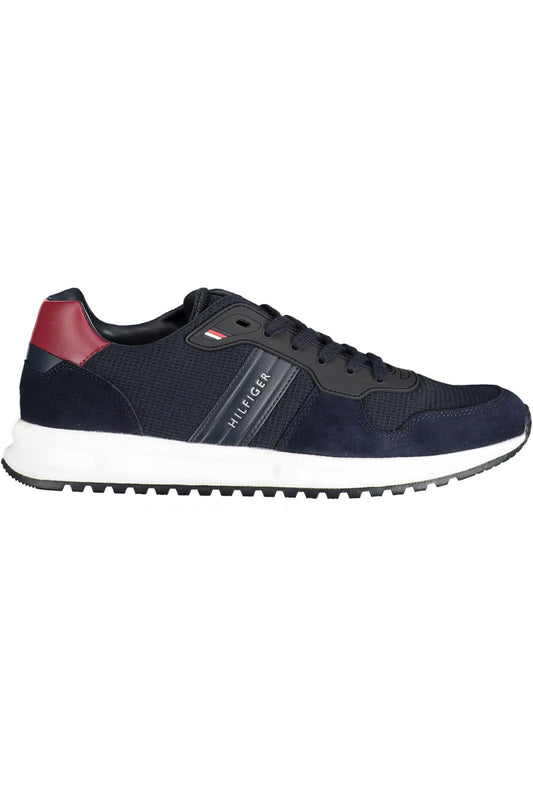 Tommy Hilfiger Blue Polyester Men Sneaker