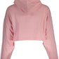 Tommy Hilfiger Chic Pink Hooded Embroidered Sweater