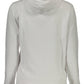 Tommy Hilfiger Chic White Cotton Hooded Sweatshirt