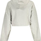 Tommy Hilfiger Chic Gray Embroidered Hoodie With Sleek Logo