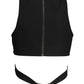 Calvin Klein Sleek Sleeveless Designer Top with Back Zip Detail