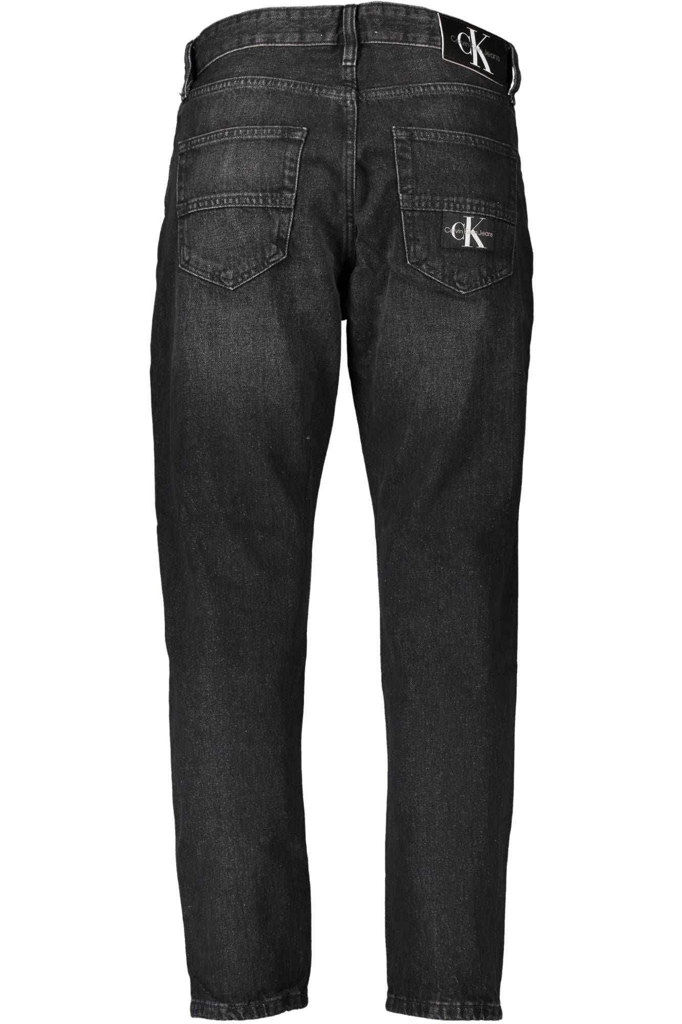 Calvin Klein Sleek Black Cotton Denim Jeans