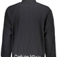 Calvin Klein Sleek Tech Fabric Sweater with Contrasting Accents