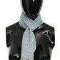 Ermanno Scervino Light Blue Bandana Wrap Shawl Foulard Scarf