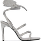 Off-White Gray Calfskin Women Sandal