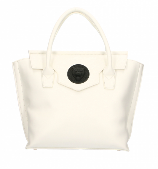 Plein Sport Chic White Polyethylene Handbag