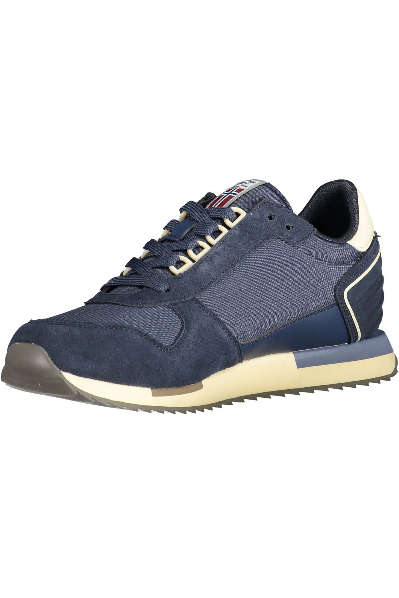 Napapijri Blue Leather Men Sneaker